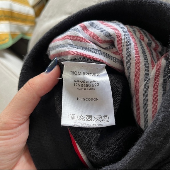 Thom Browne Double Face Knit Tonal 4-bar Sweatpants Size Small - Picture 10 of 11